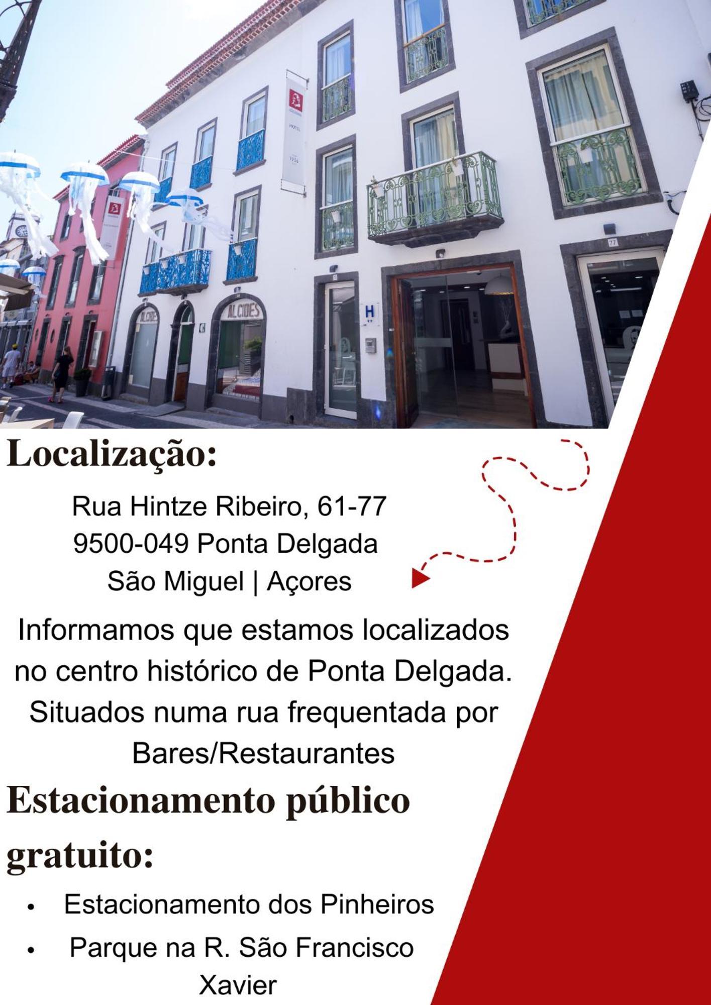 호텔 알시데스 Ponta Delgada 외부 사진